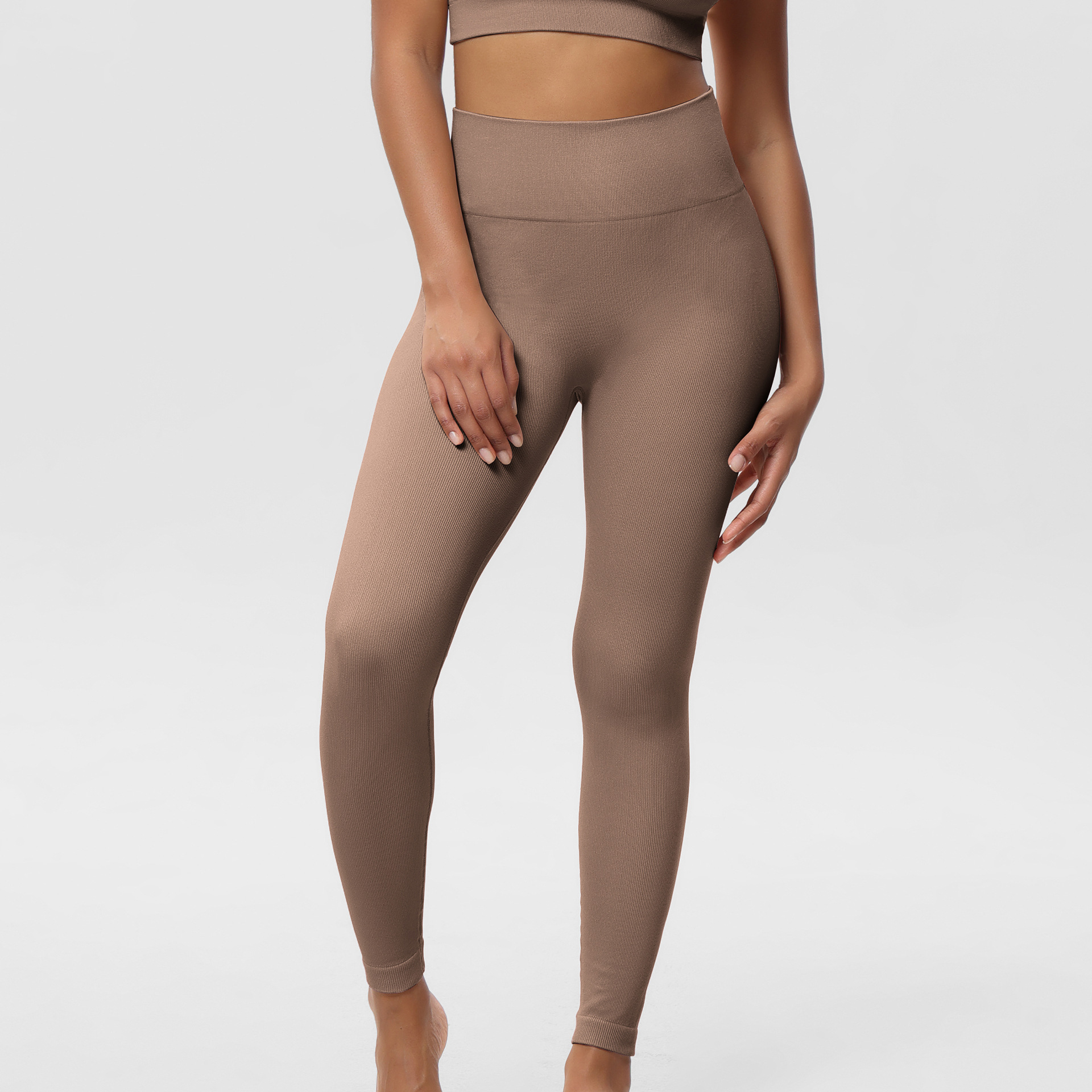 Womens Seamless High Waist Leggings Running Outdoors Workout Activewear Pants